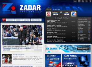 Službena web stranica KK Zadar